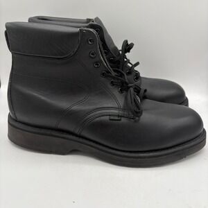 Work America Boots Mens 9.5 3E 47715K0 Black USPS UQC Leather Made in USA EUC
